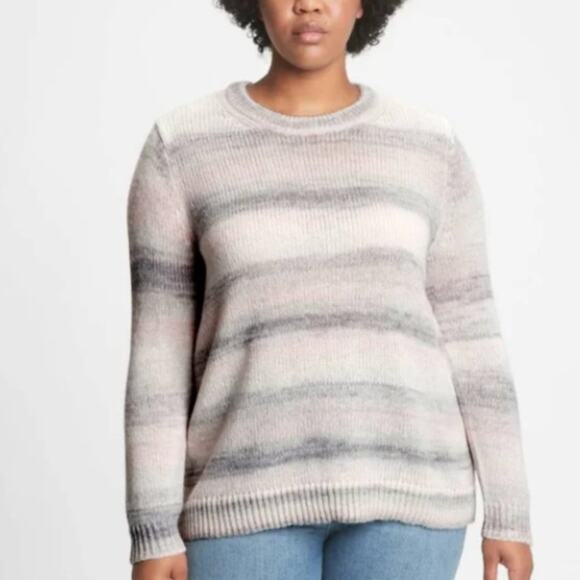 GAP Forever Cozy Sweater Crew Neck Space Dye Long Sleeve - size S - NWOT - Picture 1 of 7